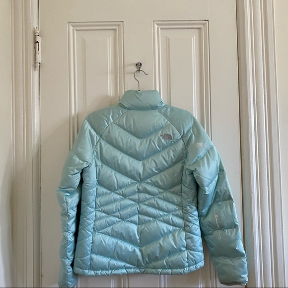 Blue North Face Puffer Jacket - Picture 2 of 4